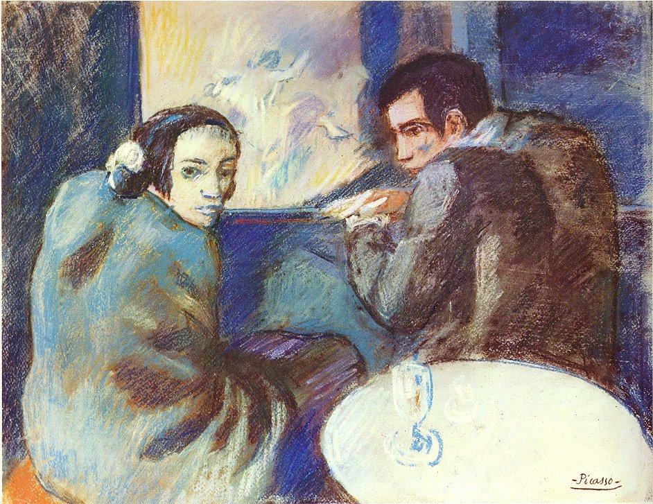 Picasso Scene in a cabaret 1902